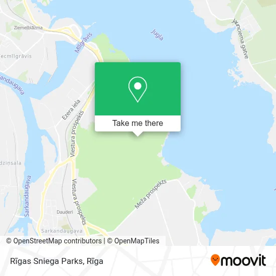 Rīgas Sniega Parks map