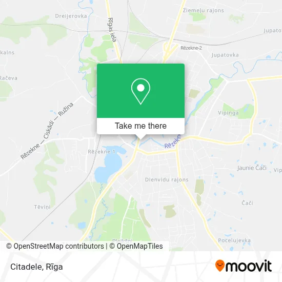 Citadele map