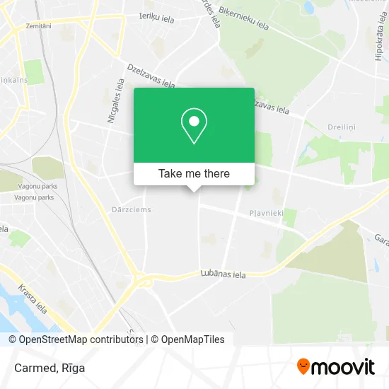 Carmed map