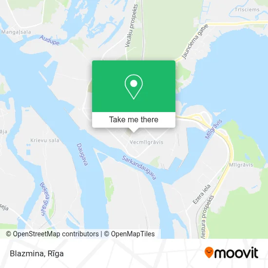 Blazmina map