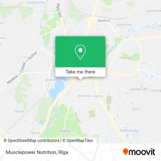 Musclepower Nutrition map