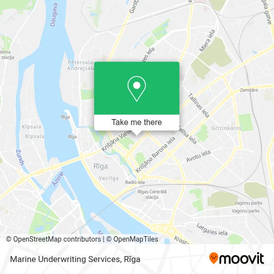 Marine Underwriting Services map