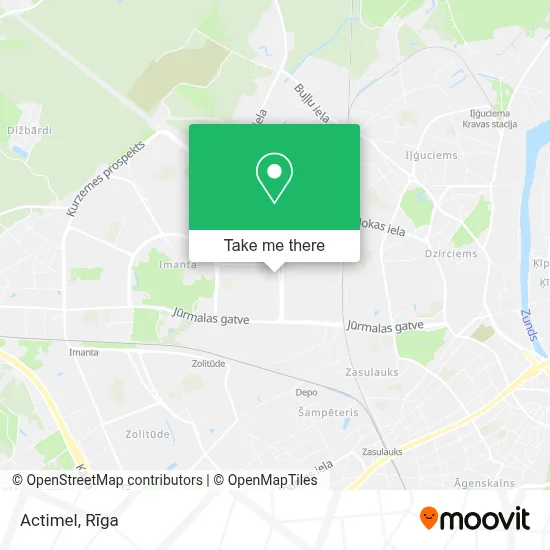 Actimel map