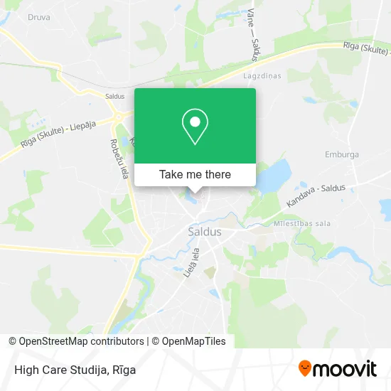 High Care Studija map