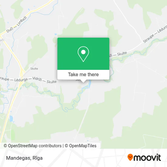 Mandegas map
