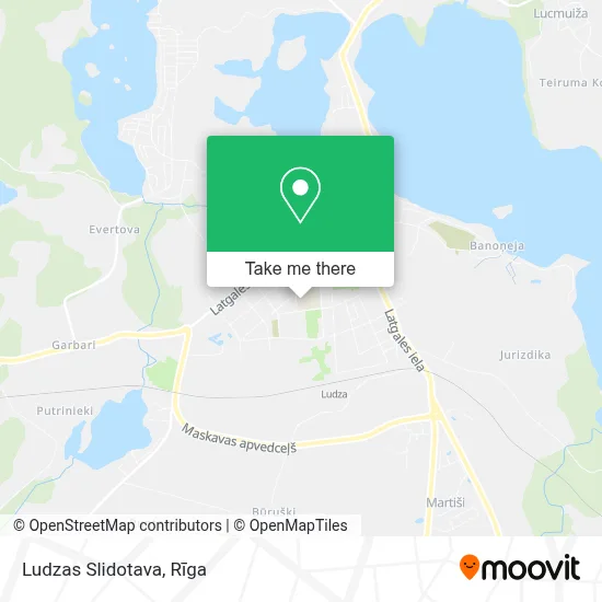 Ludzas Slidotava map