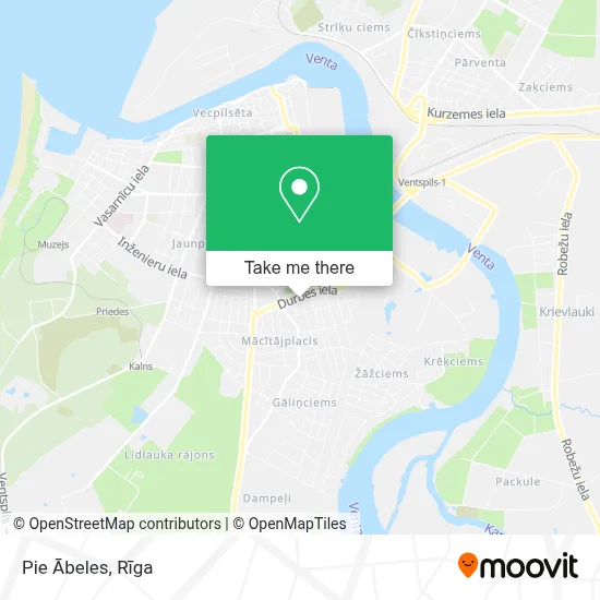Pie Ābeles map