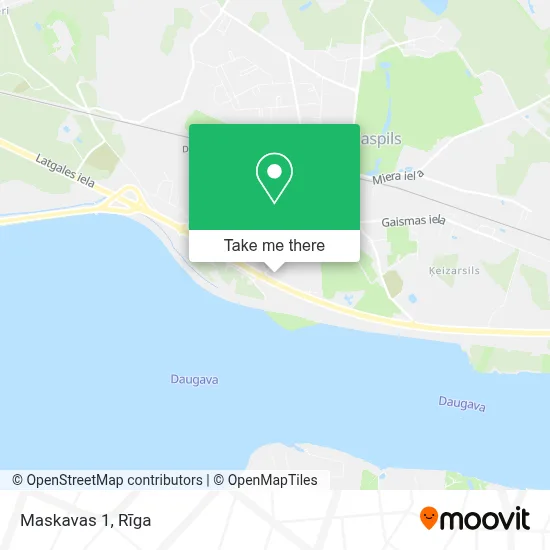Maskavas 1 map