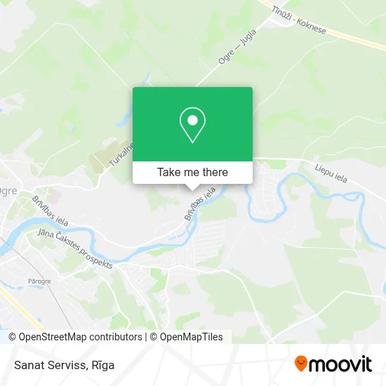 Sanat Serviss map