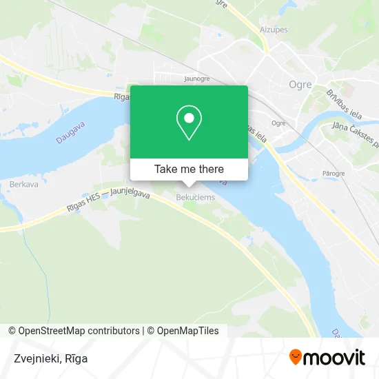 Zvejnieki map