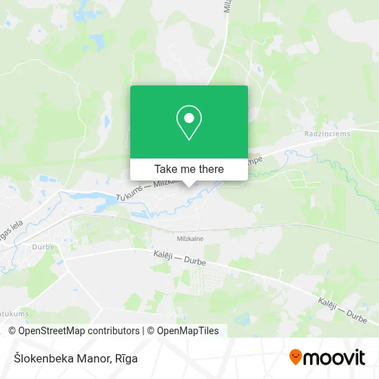 Šlokenbeka Manor map