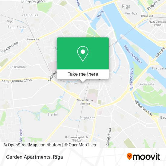 Garden Apartments map
