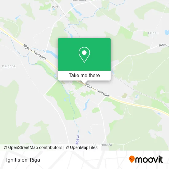 Ignitis on map