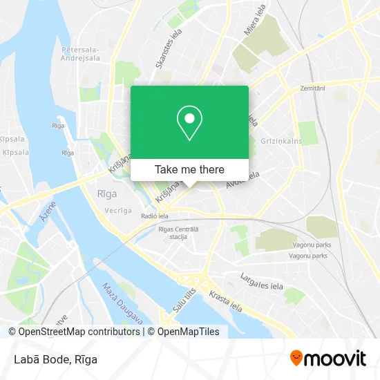 Labā Bode map