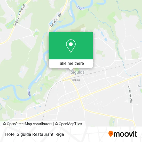 Hotel Sigulda Restaurant map