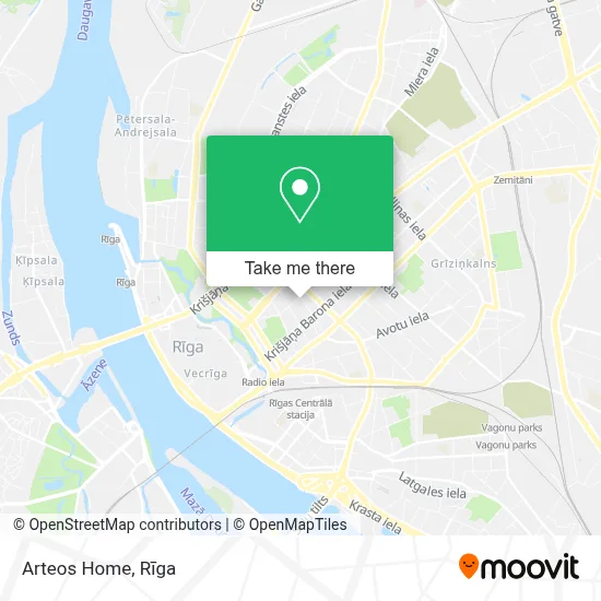 Arteos Home map
