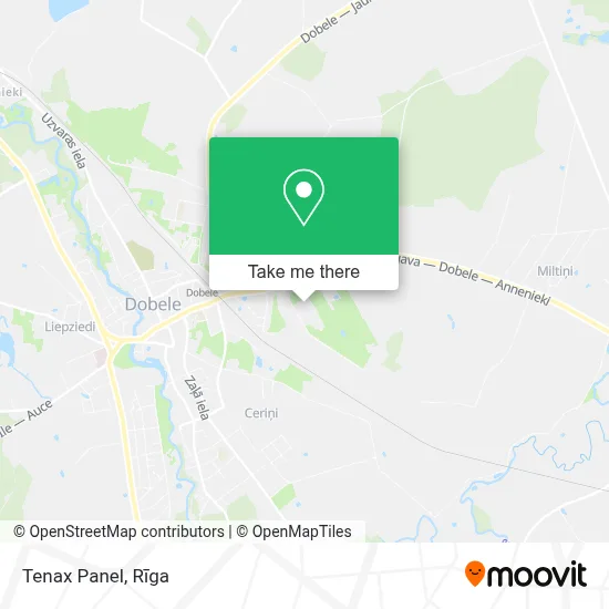 Tenax Panel map