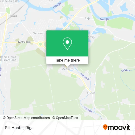 Sili Hostel map