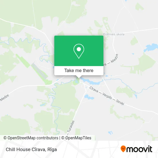 Chill House Cīrava map