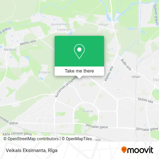 Veikals Eksimanta map