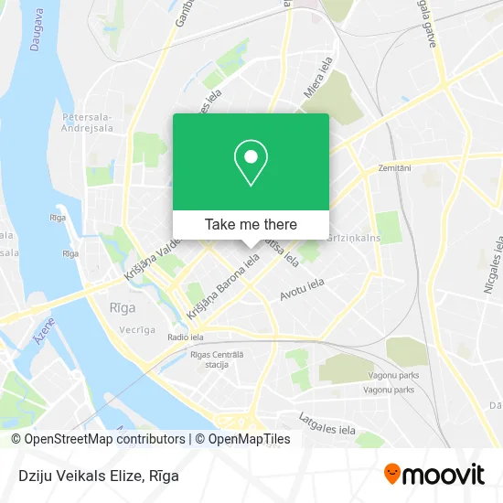 Dziju Veikals Elize map
