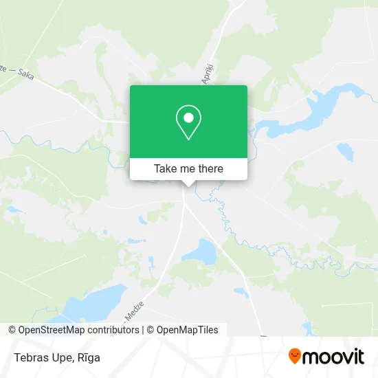 Tebras Upe map
