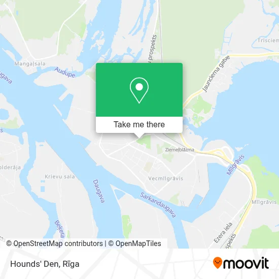 Hounds' Den map