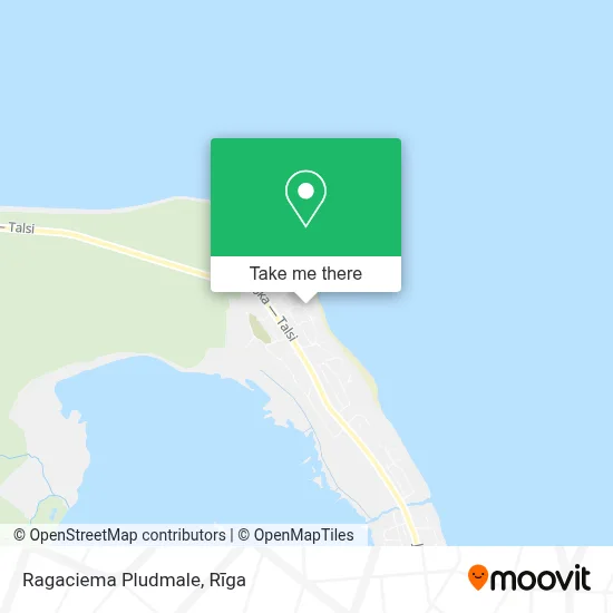 Ragaciema Pludmale map