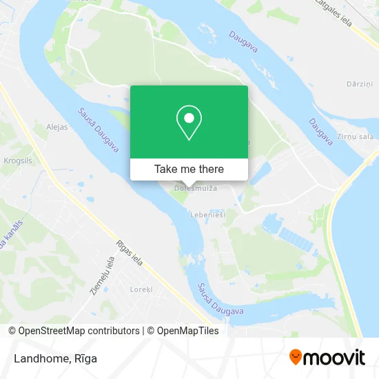 Landhome map