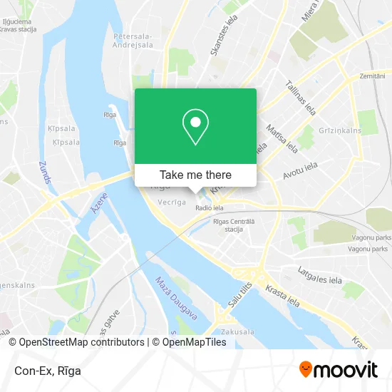 Con-Ex map