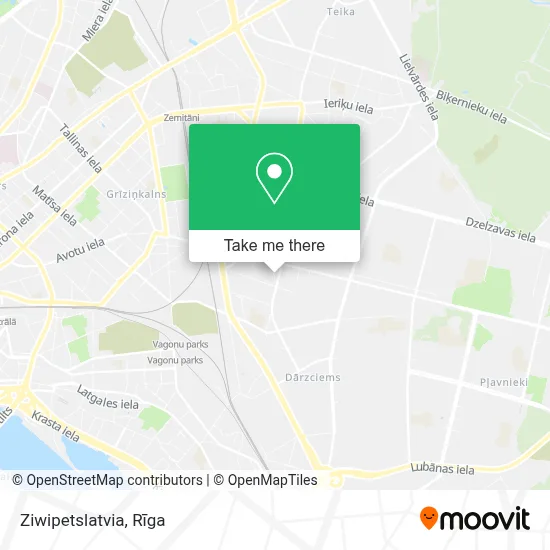 Ziwipetslatvia map