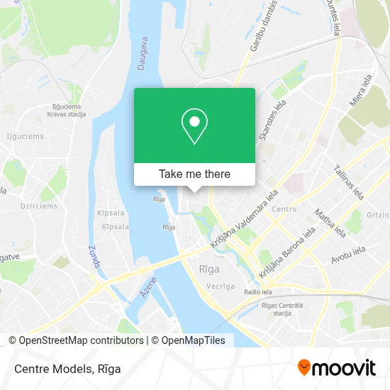 Centre Models map