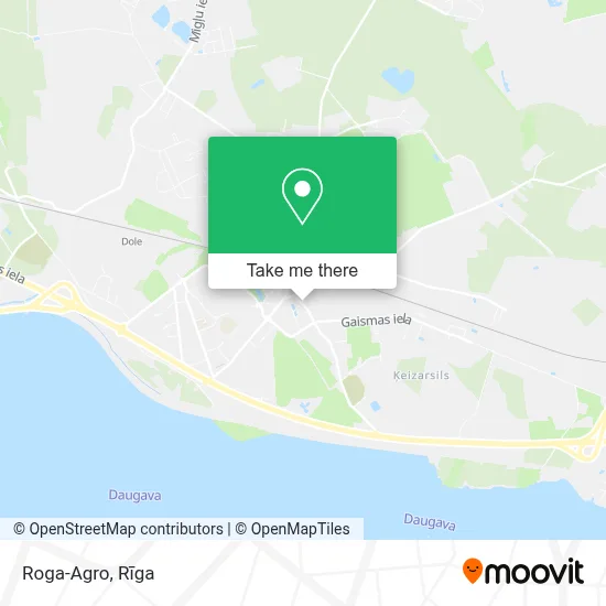 Roga-Agro map