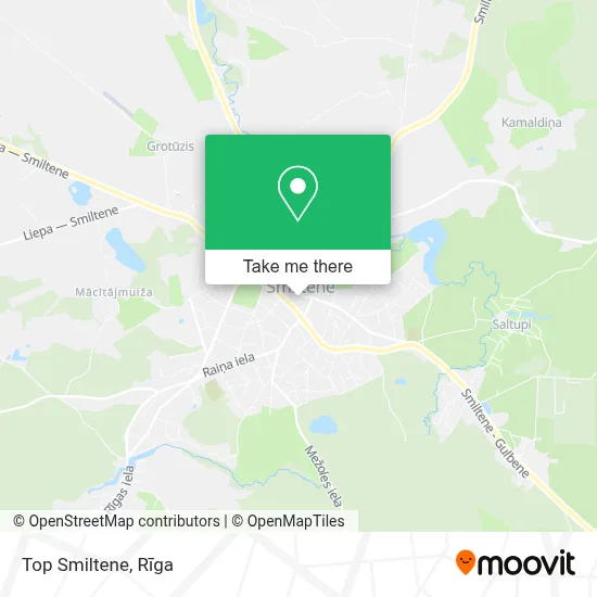 Top Smiltene map
