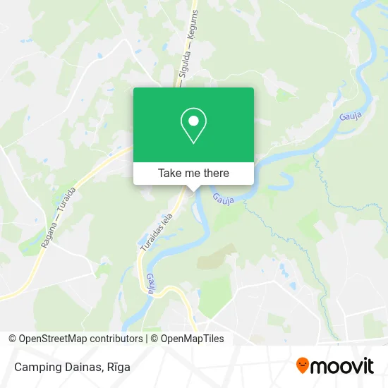 Camping Dainas map