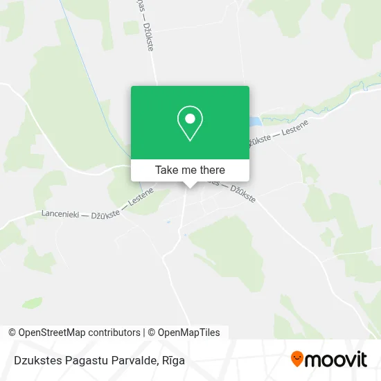 Dzukstes Pagastu Parvalde map