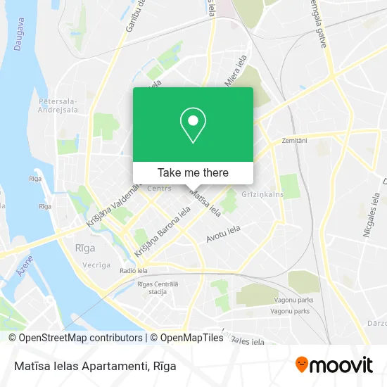 Matīsa Ielas Apartamenti map