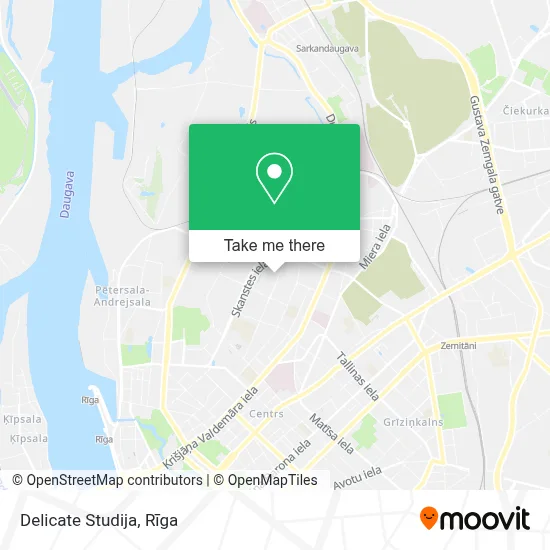 Delicate Studija map