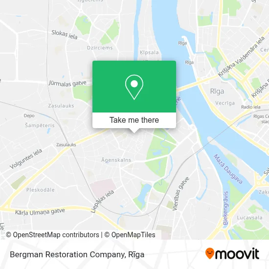 Bergman Restoration Company map