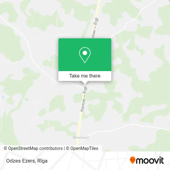 Odzes Ezers map