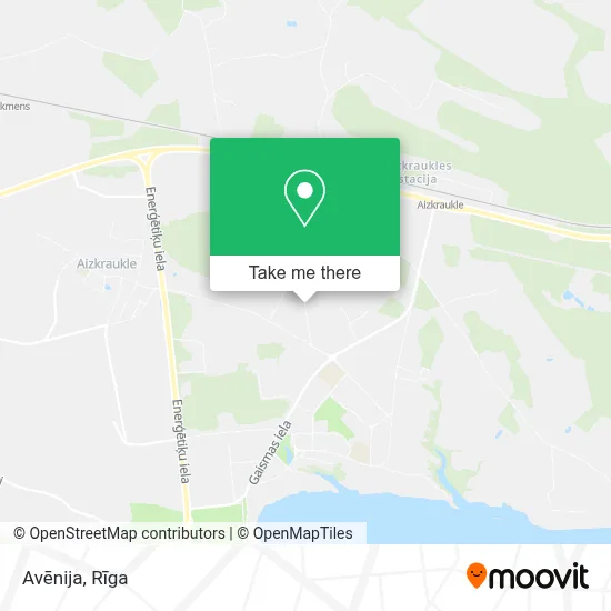 Avēnija map