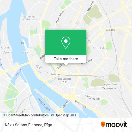 Kāzu Salons Fiancee map