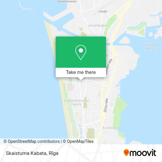 Skaistuma Kabata map