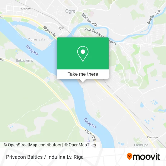 Privacon Baltics / Induline.Lv map