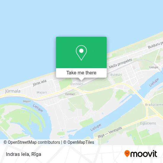 Indras Iela map