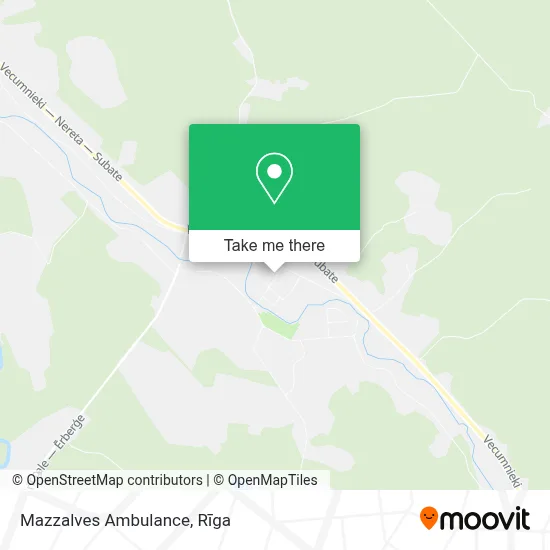 Mazzalves Ambulance map