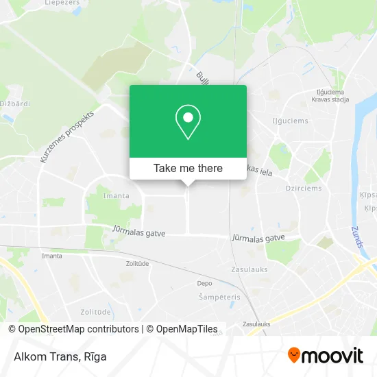 Alkom Trans map