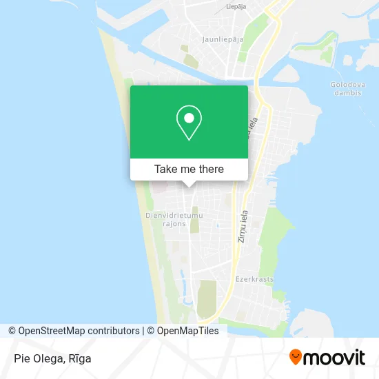 Pie Olega map