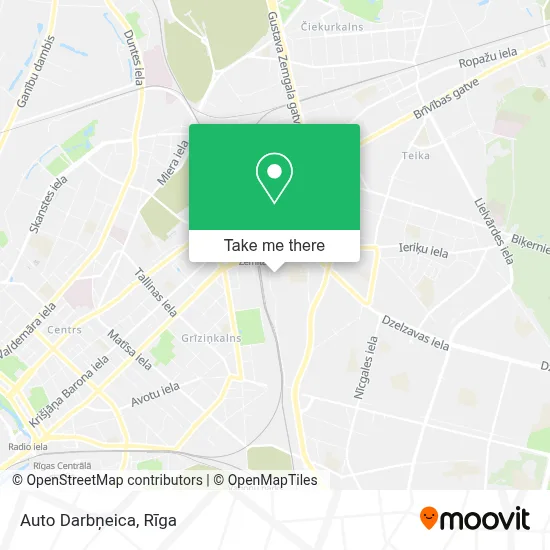 Auto Darbņeica map