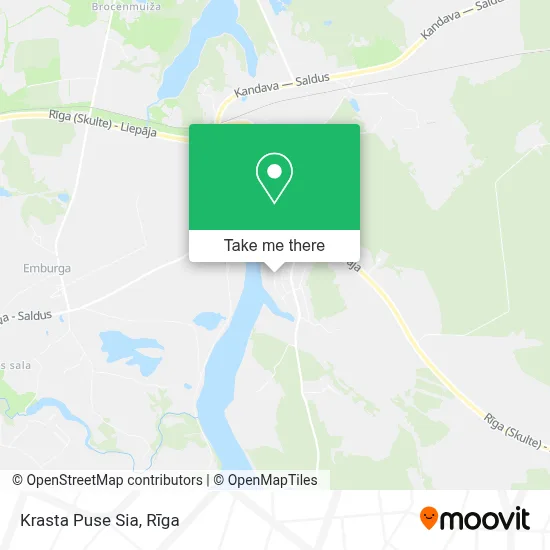 Krasta Puse Sia map